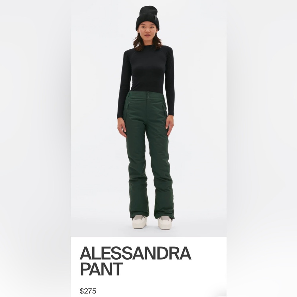 NWT - Halfdays Alessandra Pant Alpine Green - size medium